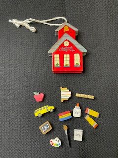 Schoolhouse Ornament