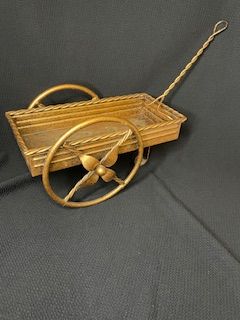 Vtg Wagon Planter/Stand