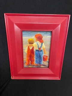 Framed Painting - Kids/Beach