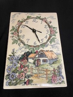 Vintage Ceramic Clock
