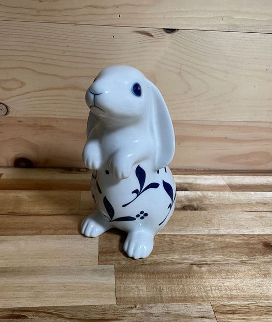 White Ceramic Bunny Figurine