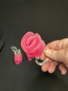 Four (4) Pink Rose Nap Rngs