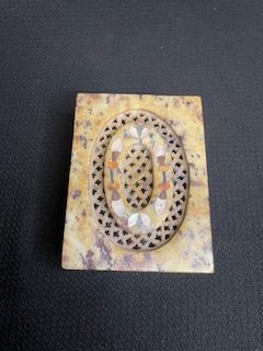 Vtg Soapstone Box