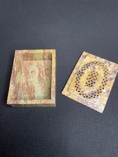 Vtg Soapstone Box