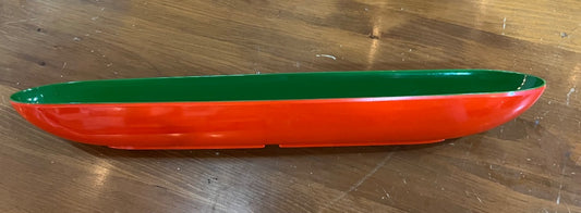 Apple green and red  table decor, 18"