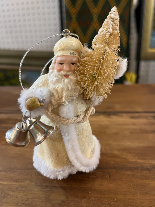 50% off Santa ornament, 5" H