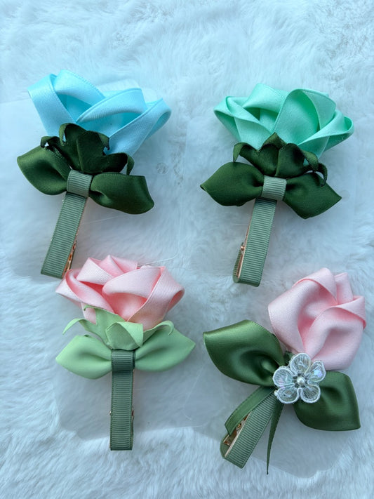 MysticalCreationsByMaira Rose or Tulip hair clip