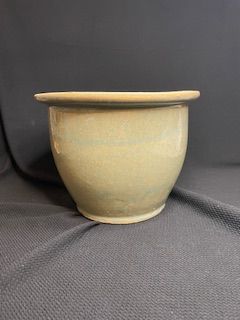 Green Glazed Planter