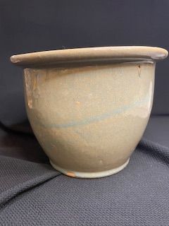 Green Glazed Planter