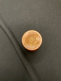 Vtg Wood Vase