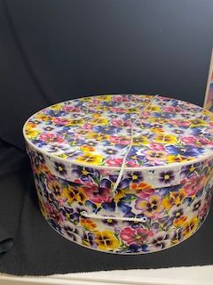 Pansy Hat Box