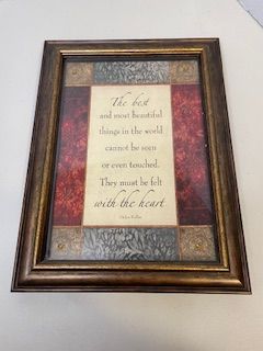 Keller Quote Framed