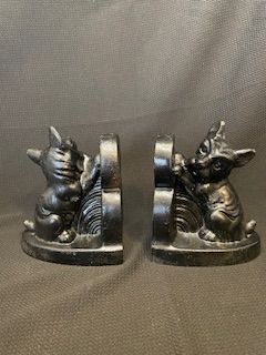 Vtg Scottie Bookends (2pcs)