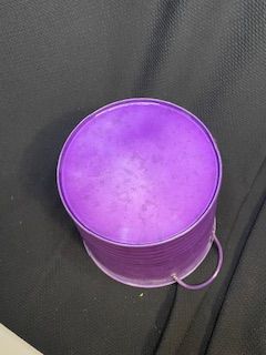 Purple Metal Planter