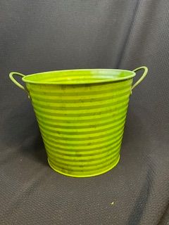 Green Metal Planter