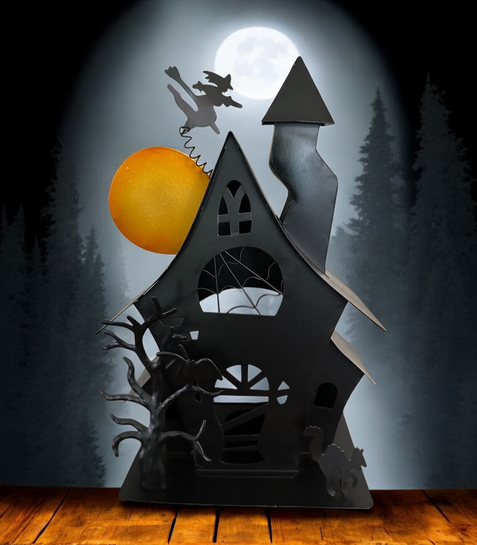 Metal, Halloween Tealight House