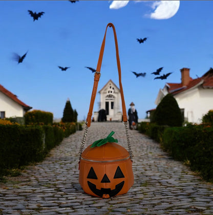 Pumpkin Head Purse