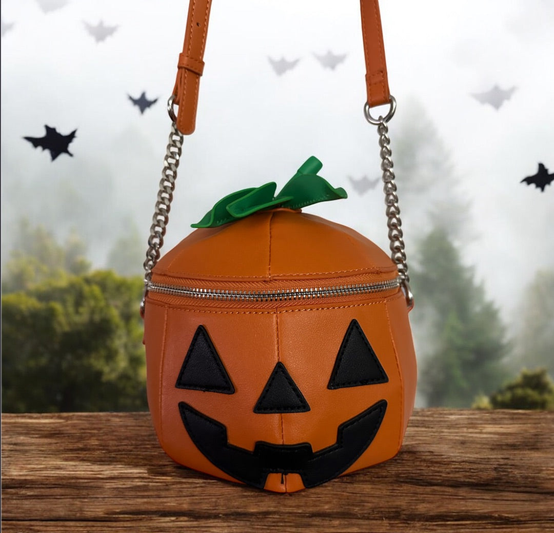 Pumpkin Head Purse