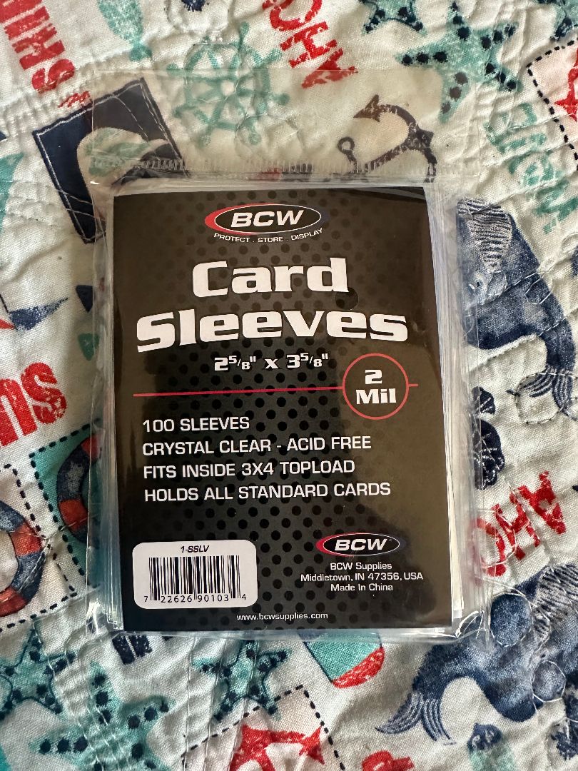 BCW Clear Card sleeves