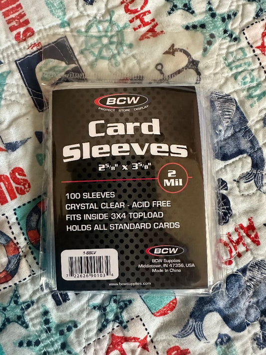BCW Clear Card sleeves