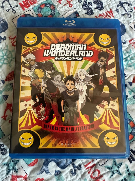 Deadman Wonderland Complete Set Bluray - USED, 8 x 6 x 1