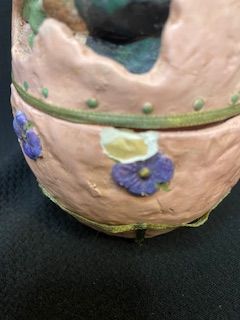 Vtg Plaster Egg