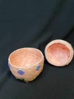 Vtg Plaster Egg