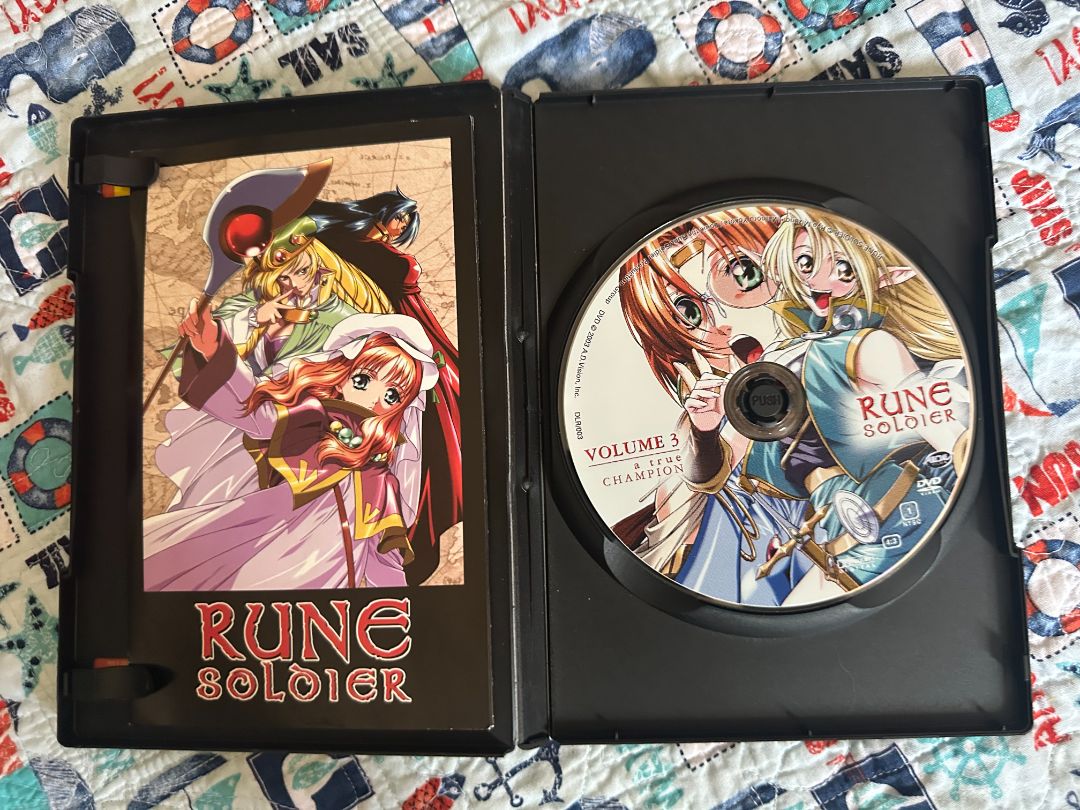 Anime - Louie the Rune Soldier DVD Vol 3, 8 x 6 x 1