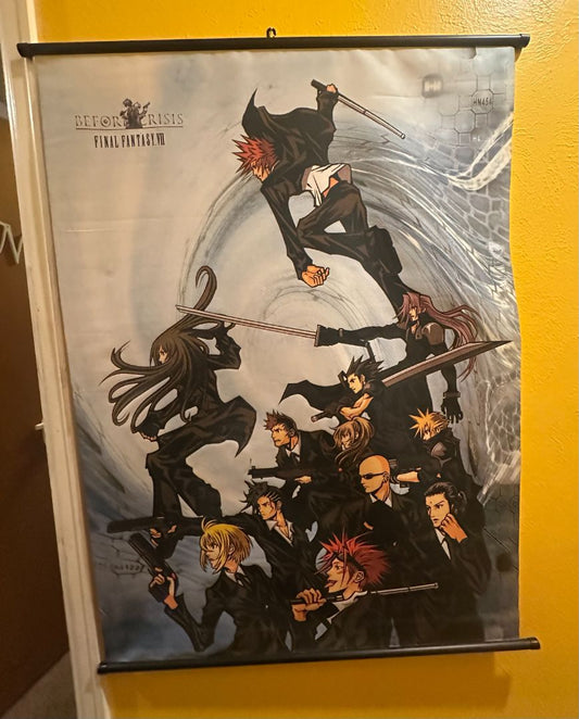 Final Fantasy VII Before Crisis Wallscroll, 28 x 2 x 1