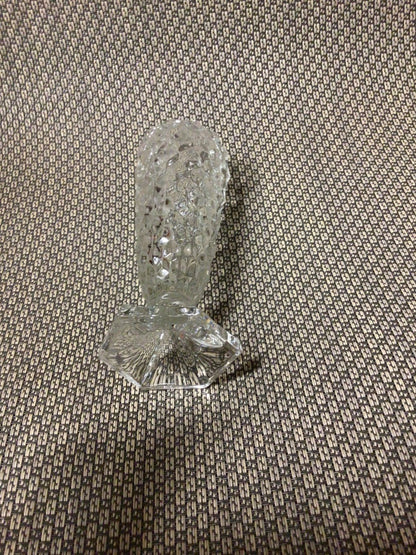 Clear Fostoria Fostoria bud vase, 6”