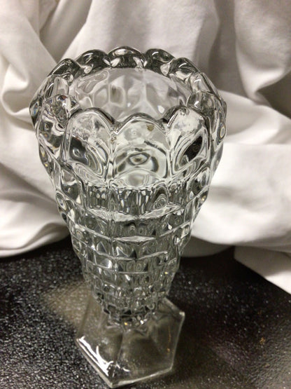 Clear Fostoria Fostoria bud vase, 6”