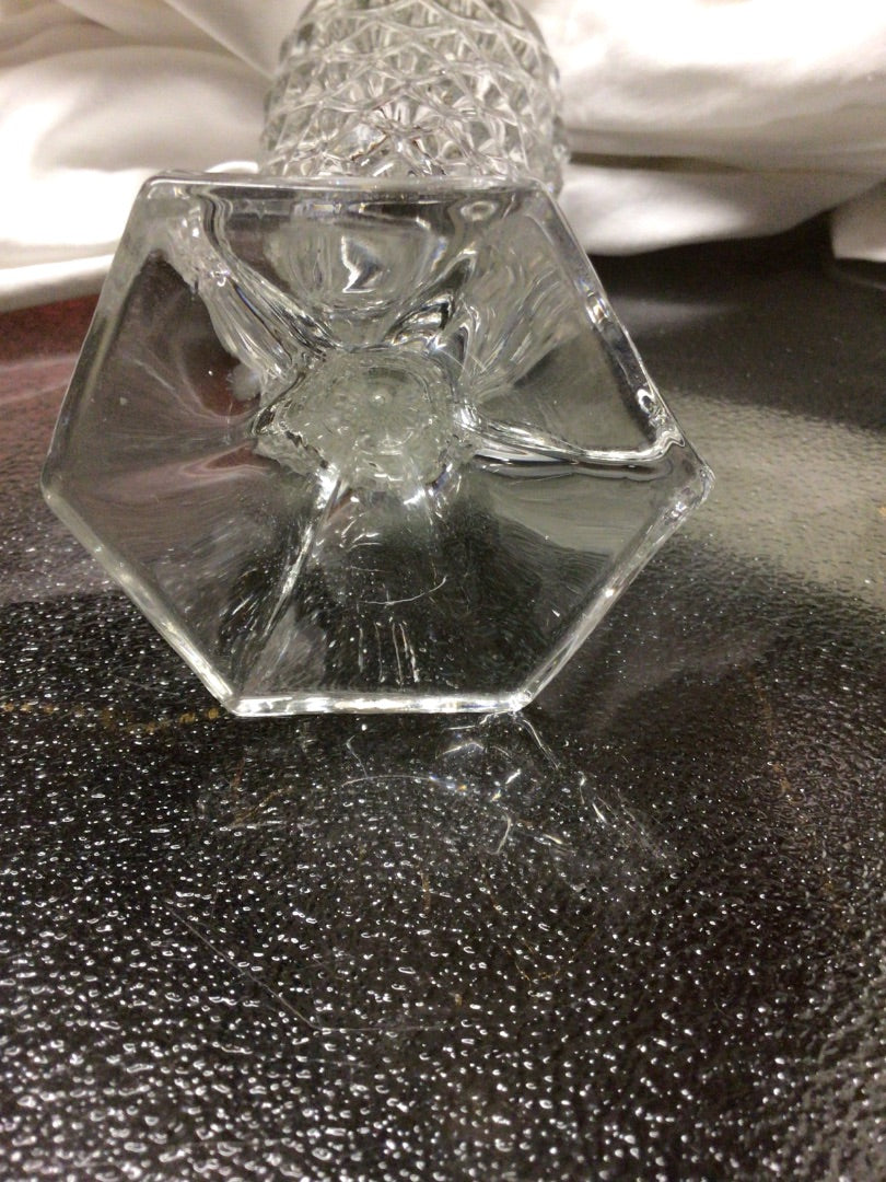 Clear Fostoria Fostoria bud vase, 6”