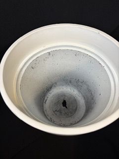 Gray/White Pot
