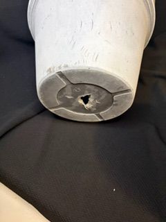 Gray/White Pot