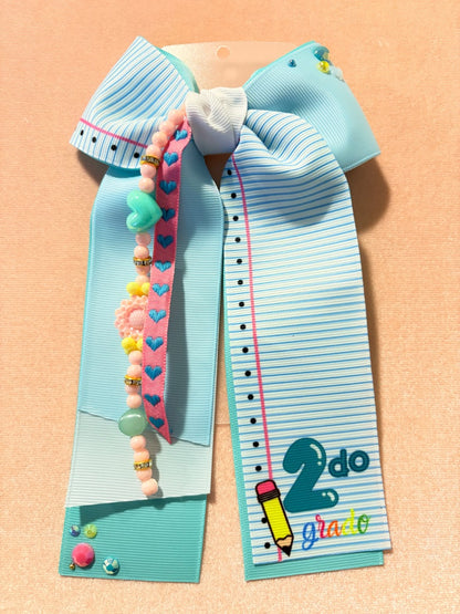 MCByM 2nd grade 3”ribbon school bow