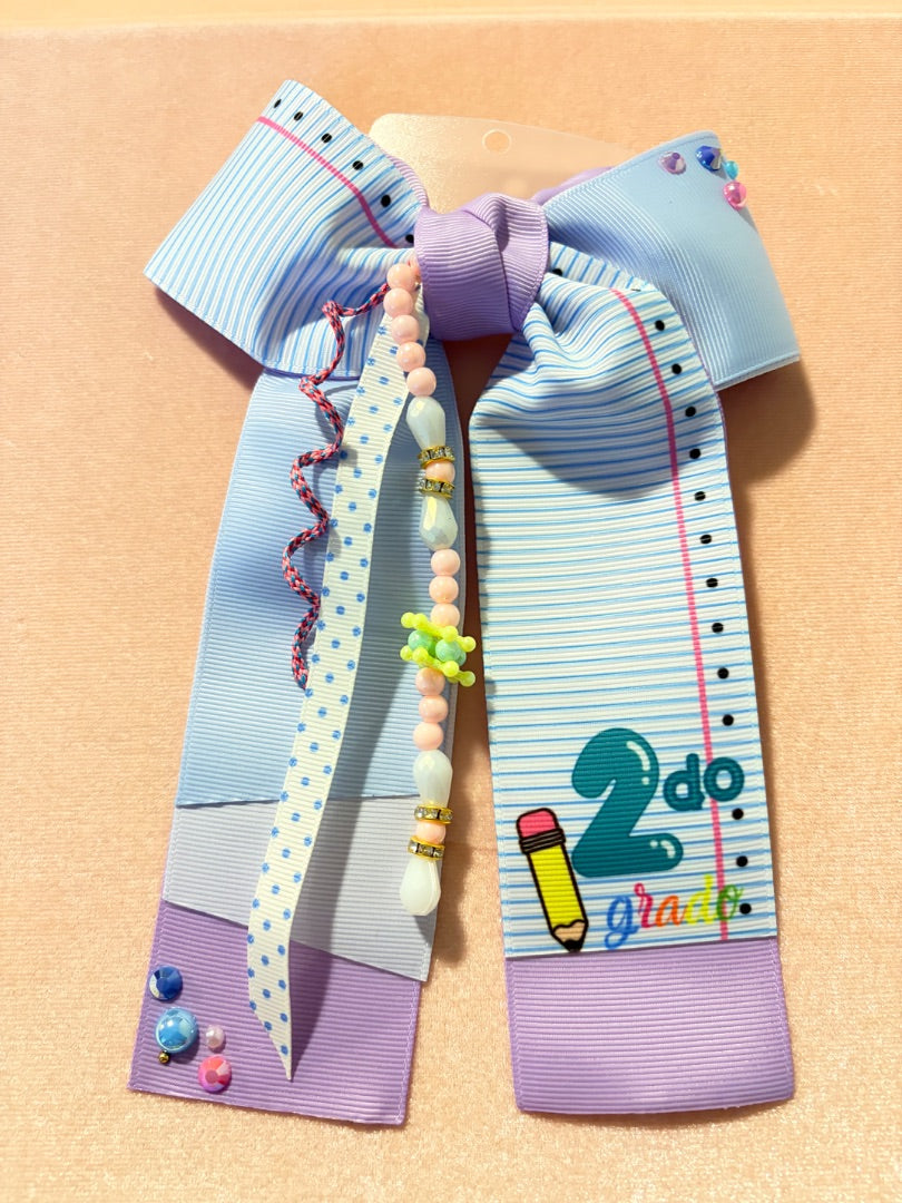MCByM 2nd grade 3”ribbon school bow