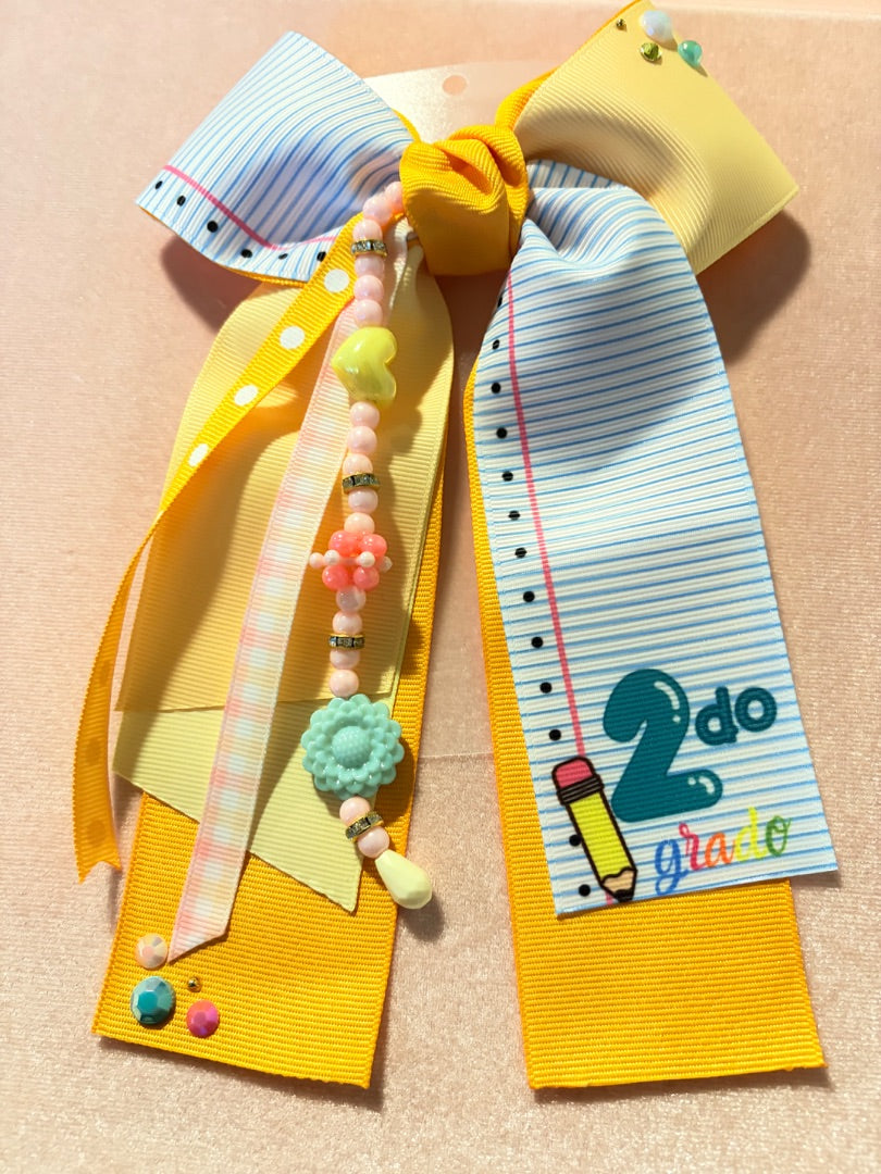 MCByM 2nd grade 3”ribbon school bow