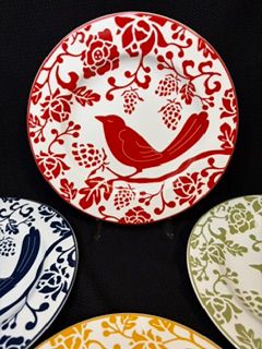4 Bird Plates