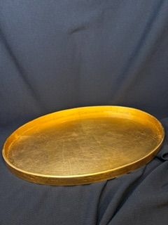 Oval Gold Tray