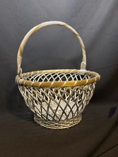 Vtg Metal Basket