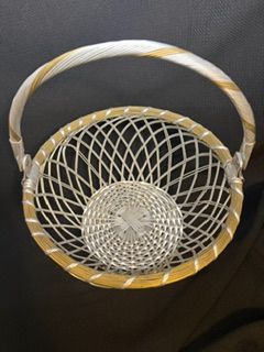 Vtg Metal Basket