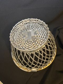 Vtg Metal Basket