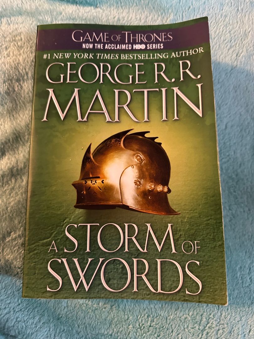 Book - Game of Thrones - Storm of Swords - Paperback, 10 x 6 x 2