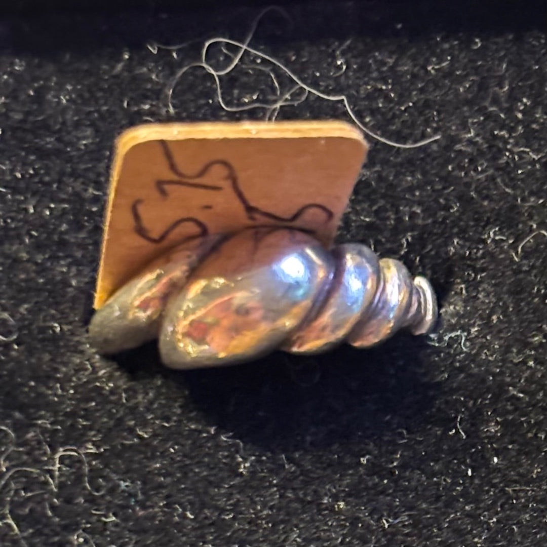 Silver  Silver bumpy ring, 5.75