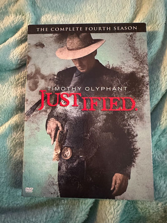 Justified Fourth Season DVD Set, 9 x 5 x 1