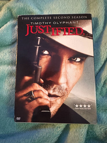 Justified Season 2 - DVD Complete Set, 9 x 5 x 1