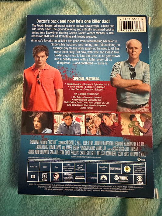 Dexter Season 4 - DVD Set, 9 x 5 x 1