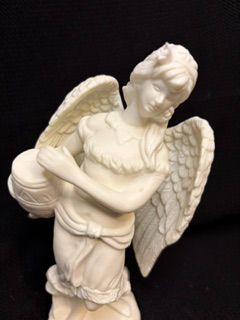 Vtg Angel w/ Drum
