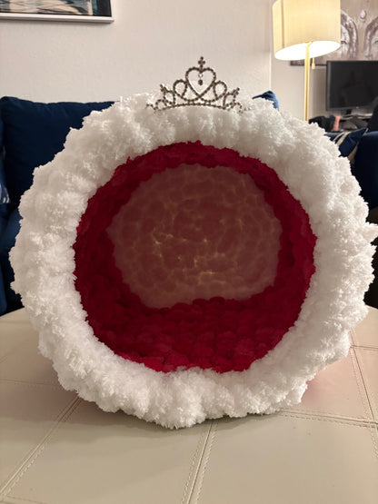 Pink white Lotus Bespoke Originals Princess Palace Pet Cubby