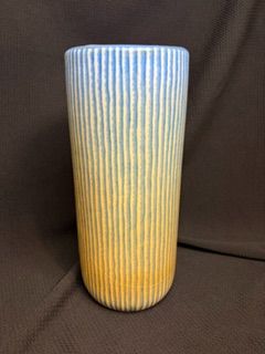 10" Striped Vase